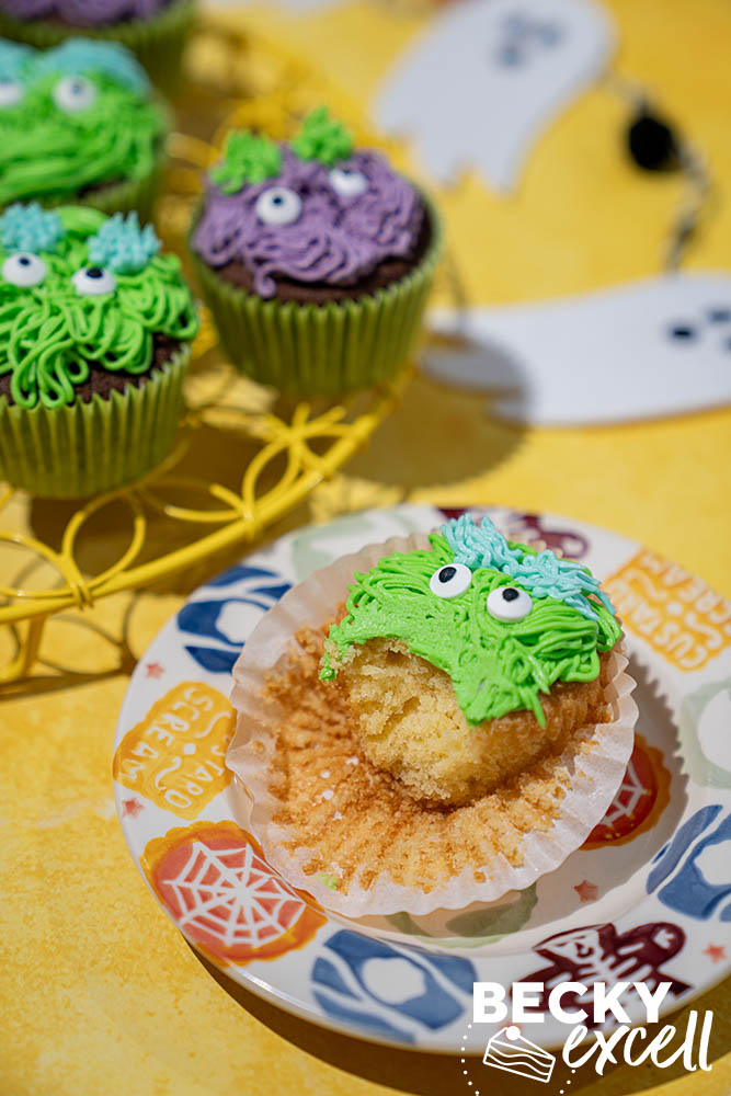 Gluten-free Halloween Monster Cupcakes Recipe