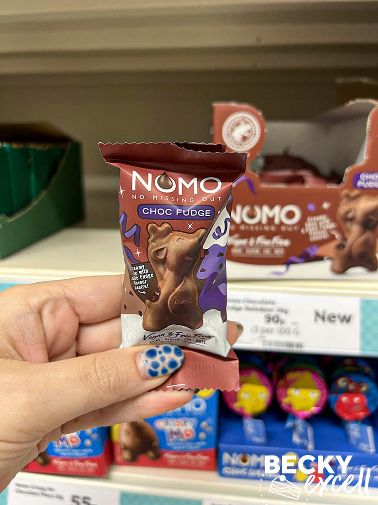 Sainsbury's gluten-free Christmas products: nomo choc fudge reindeer