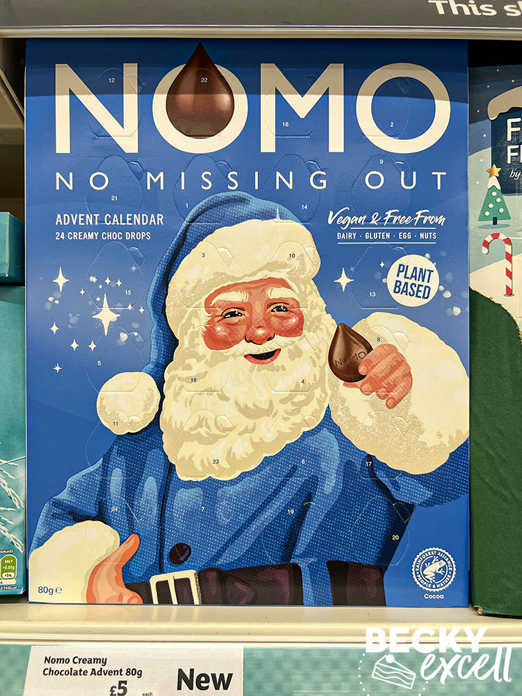 Sainsbury's gluten-free Christmas products: nomo advent calendar