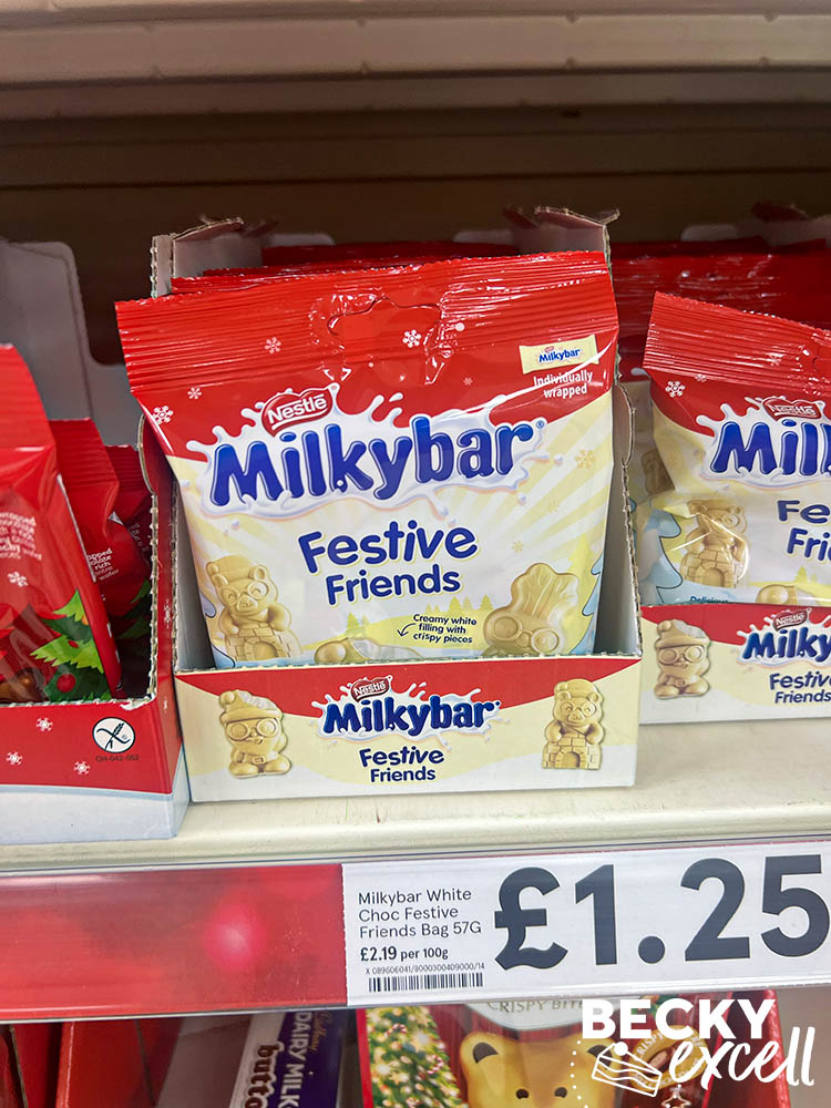 Gluten-free Christmas chocolates guide in UK supermarkets for 2023: Milkybar festive friends