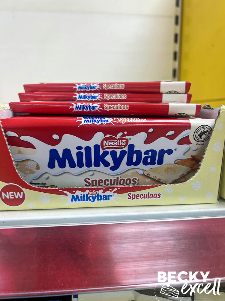 Gluten-free Christmas chocolates guide in UK supermarkets for 2023: Milkybar Speculoos