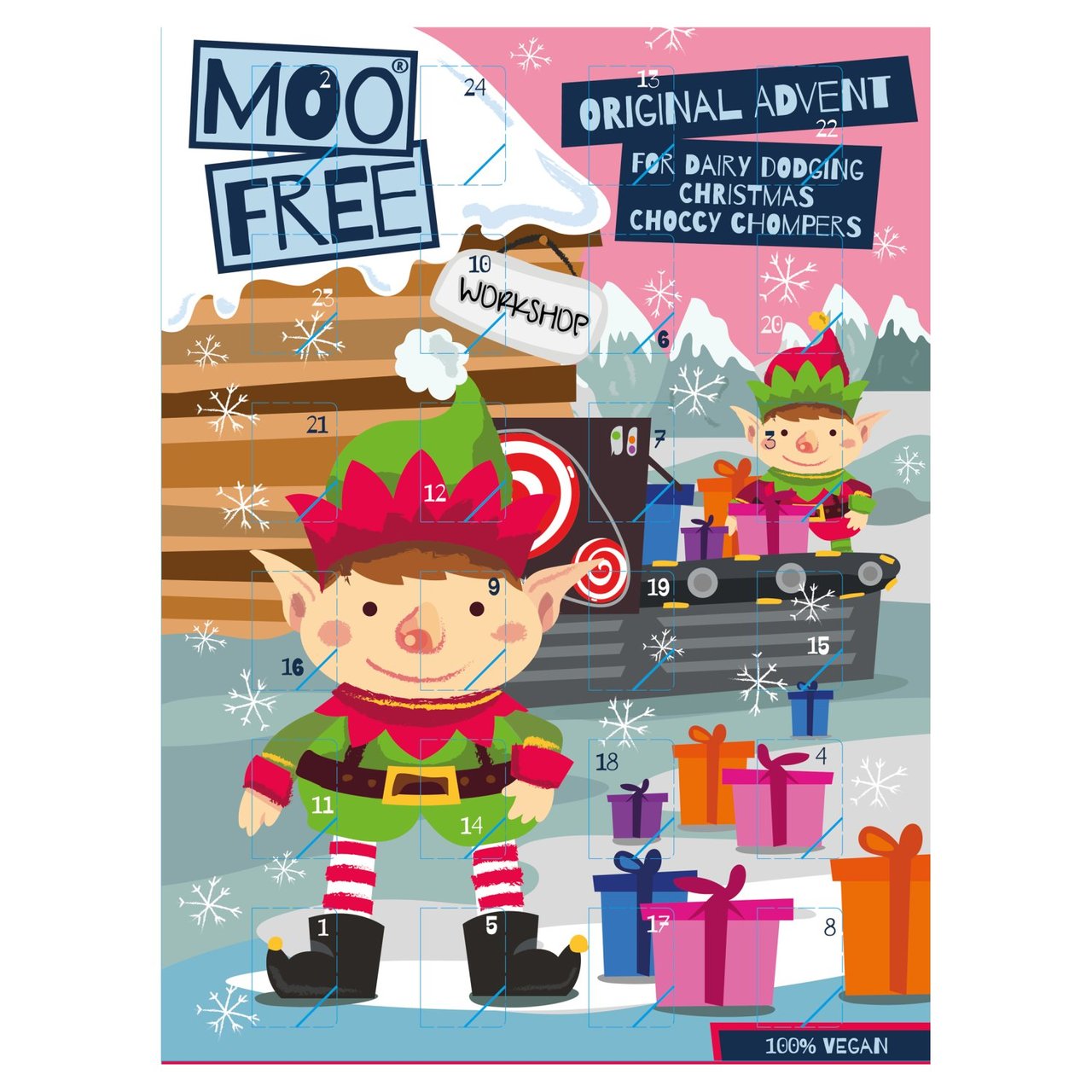 Morrisons gluten-free Christmas products 2023: moofree advent calendar