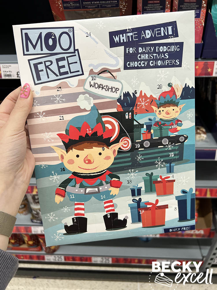 The ultimate gluten-free advent calendar guide 2023: MooFree White Chocolate