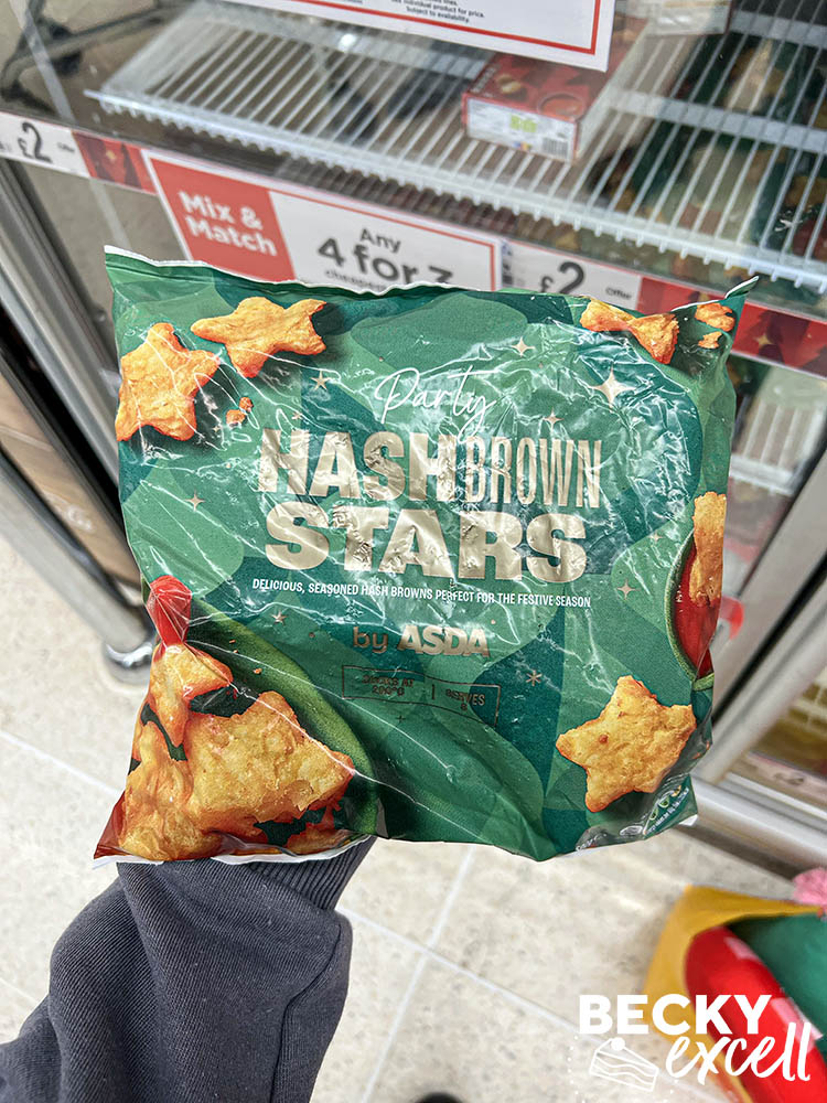 Gluten-free party food guide 2023 Asda: hash brown stars