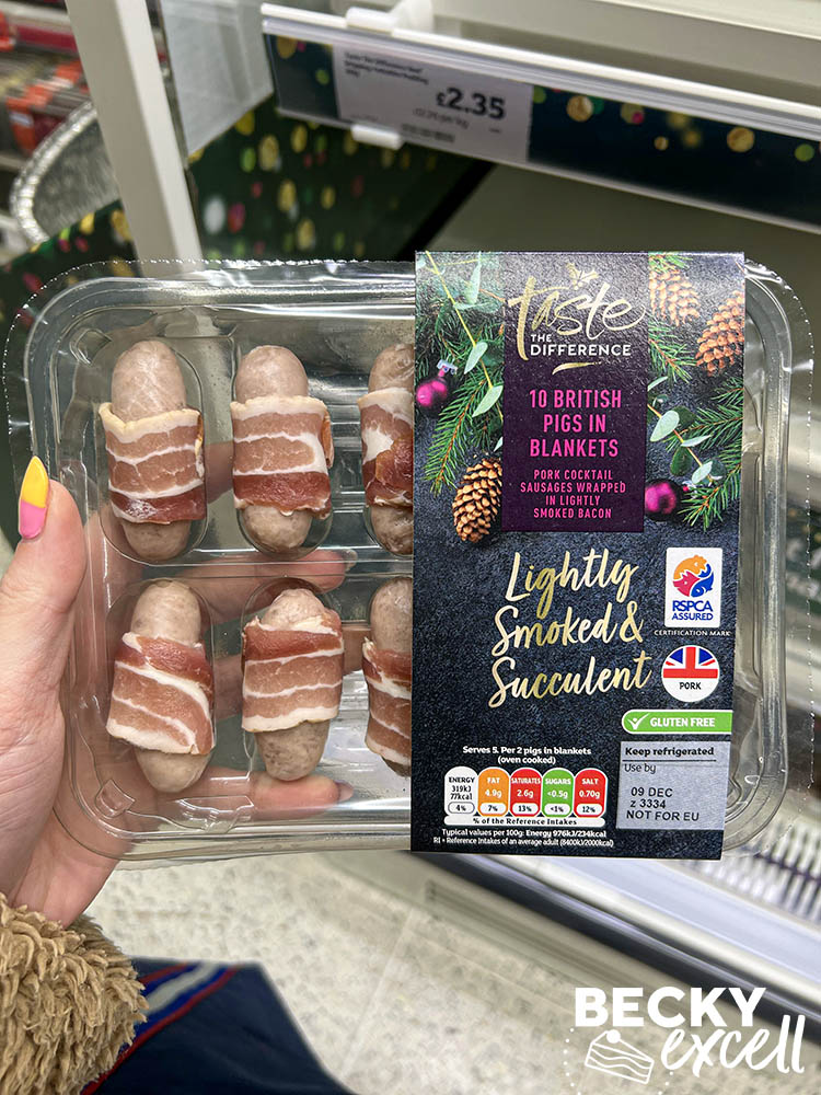 Gluten-free party food guide 2023 sainsburys: 10 british pigs in blankets