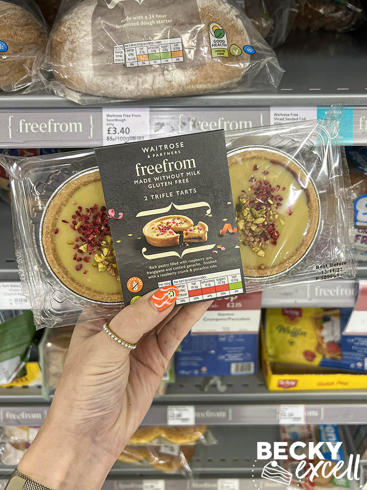 Waitrose's gluten-free Christmas products 2023: free from 2 trifle tarts