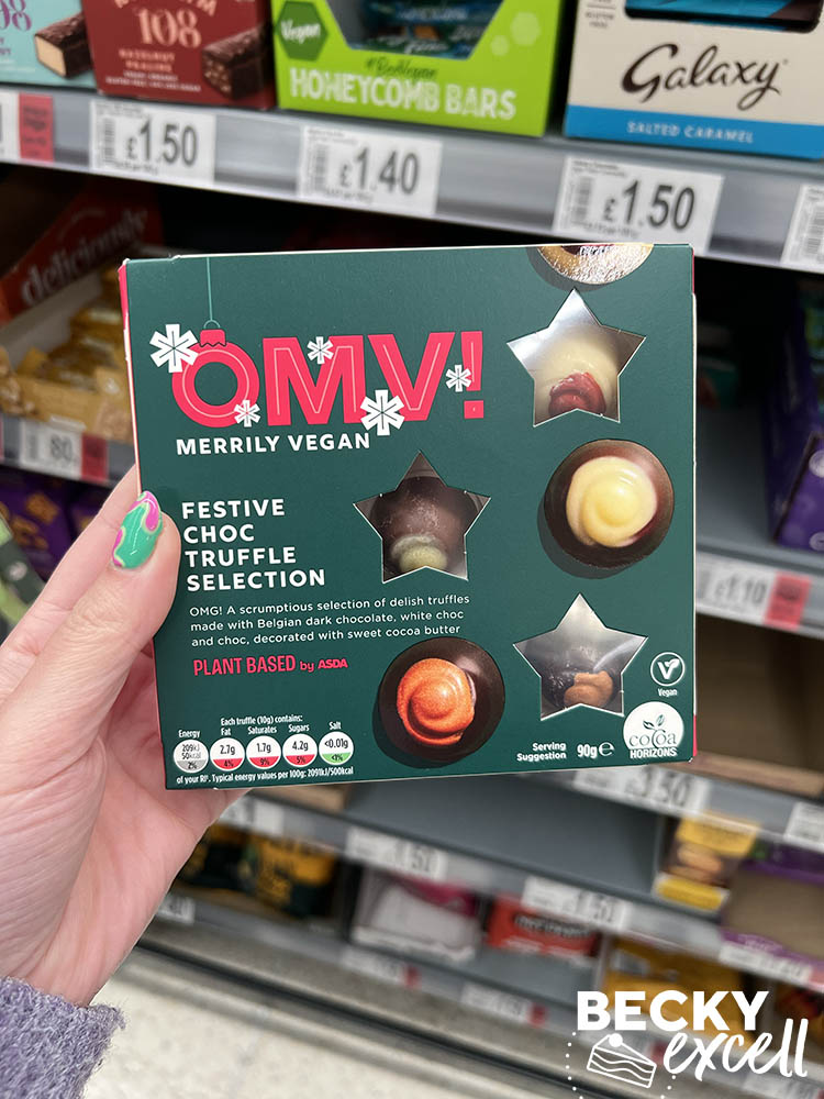 OMV festive choc truffle selection Asda gluten-free Christmas products 2024