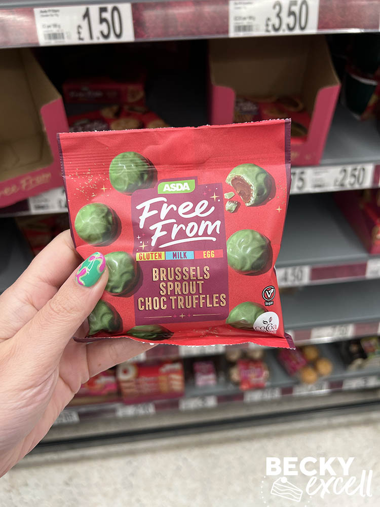 Asda free from brussels sprout choc truffles