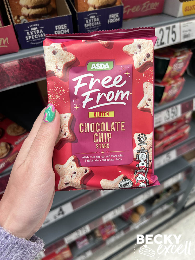 Asda free from gluten chocolate chip stars