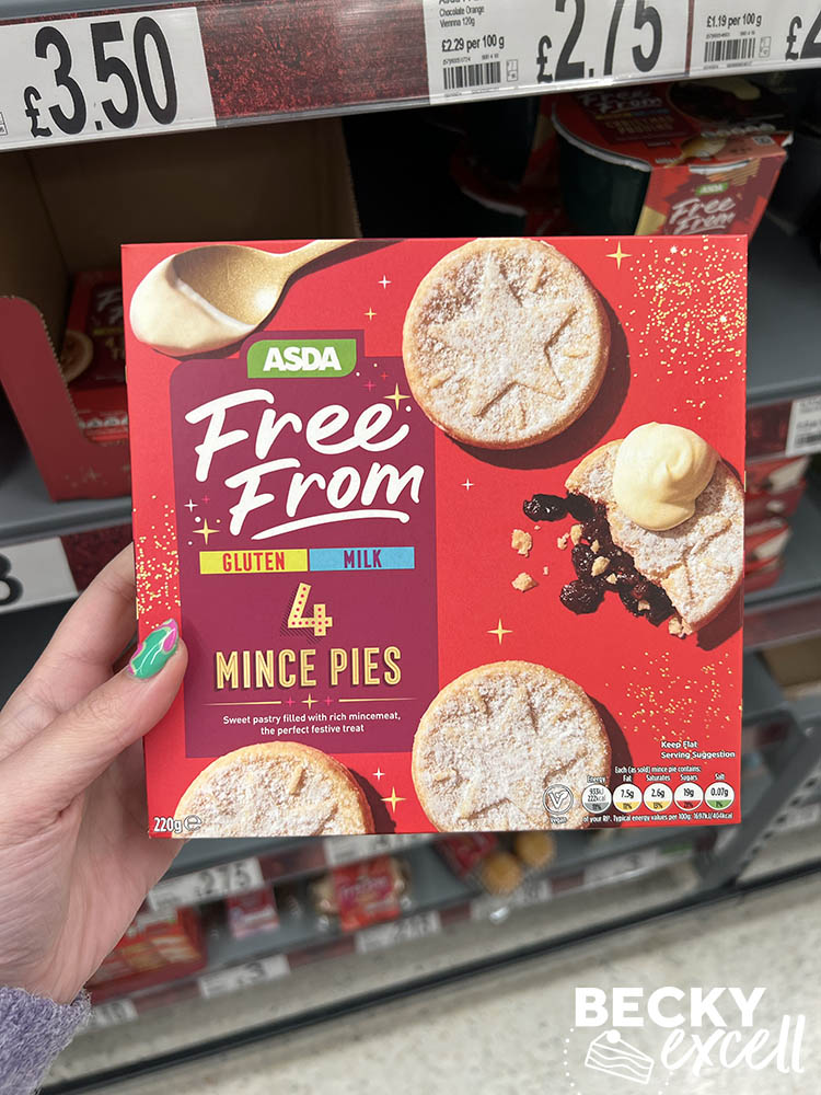 Asda free from 4 mince pies