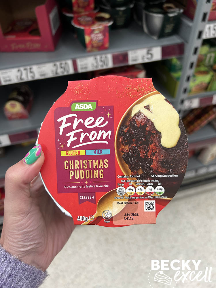 Asda free from Christmas pudding