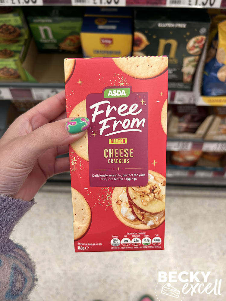 Asda Free from gluten cheese crackers