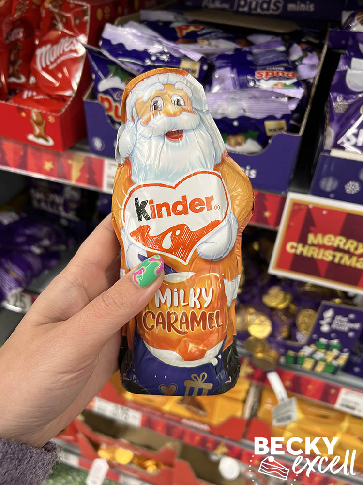 Kinder Milky Caramel Asda gluten-free Christmas products 2024