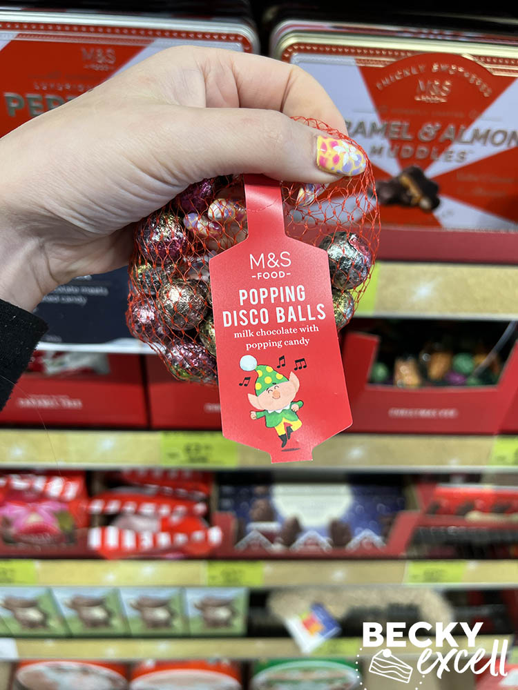 M&S food popping disco balls