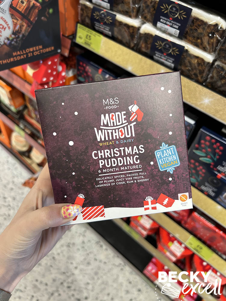 M&S Made Without wheat and dairy christmas pudding 6 month matured