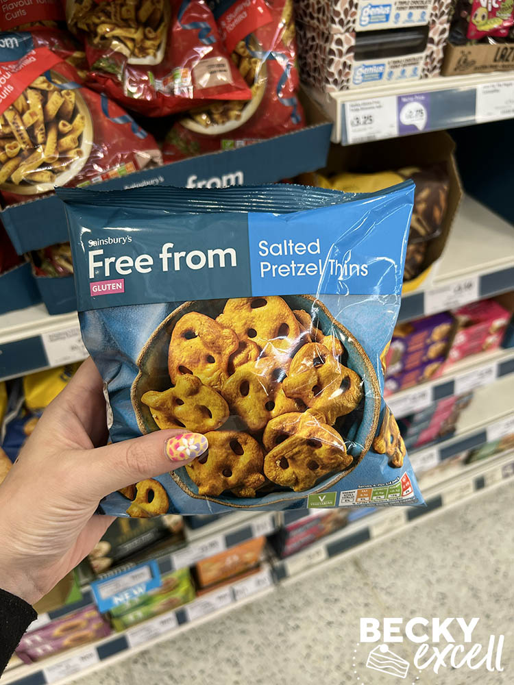 Sainsbury's free from gluten salted pretzel thins