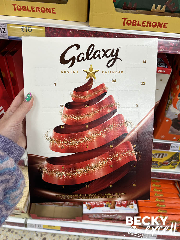 gluten-free advent calendar guide 2024 Galaxy advent calendar tesco