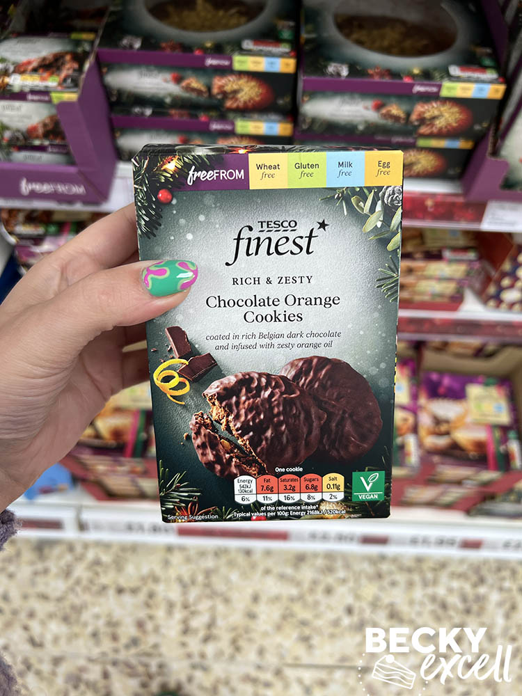 Tesco finest chocolate orange cookies