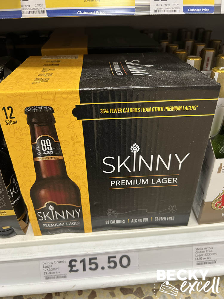 Skinny Premium Lager 12 pack Tesco