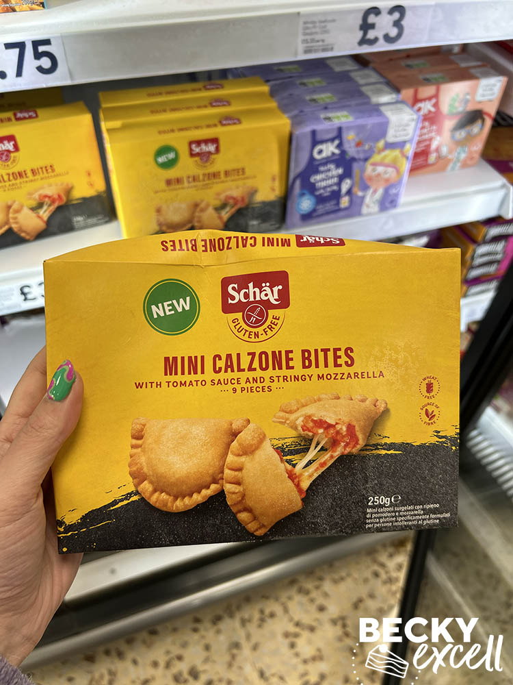 Schar mini calzone bites gluten-free