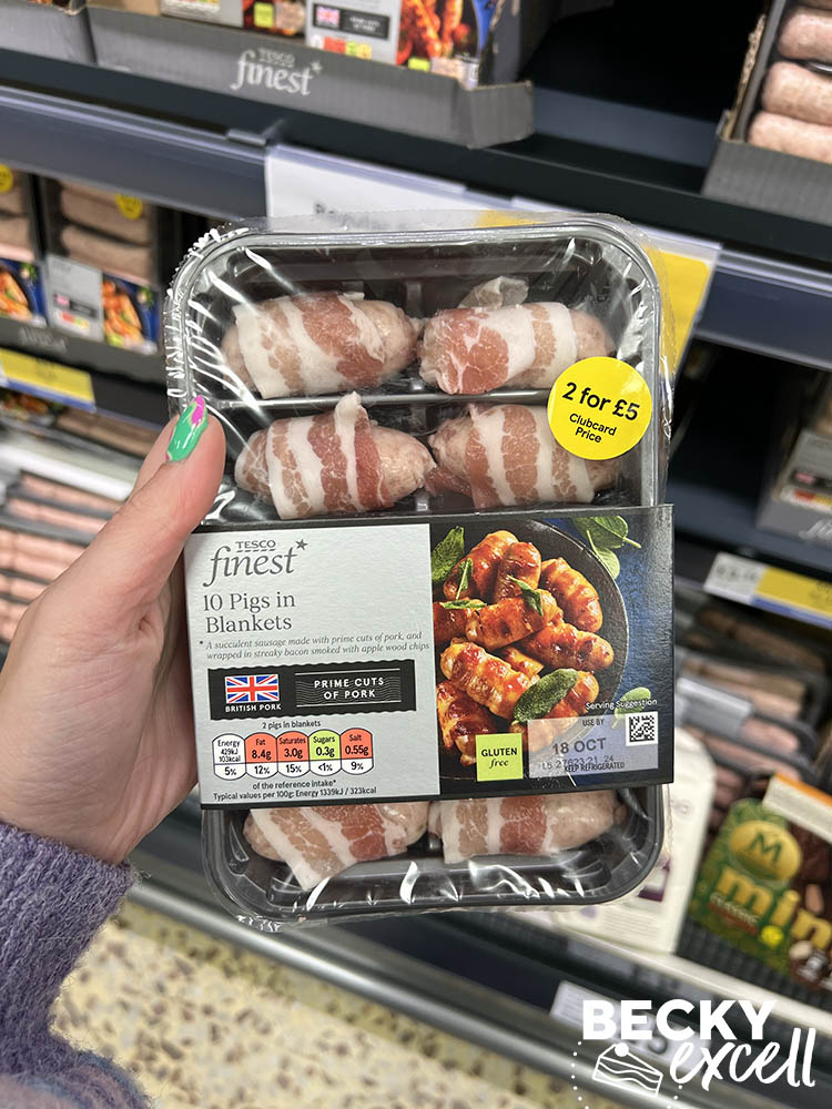 Tesco finest 10 pigs in blankets 2024