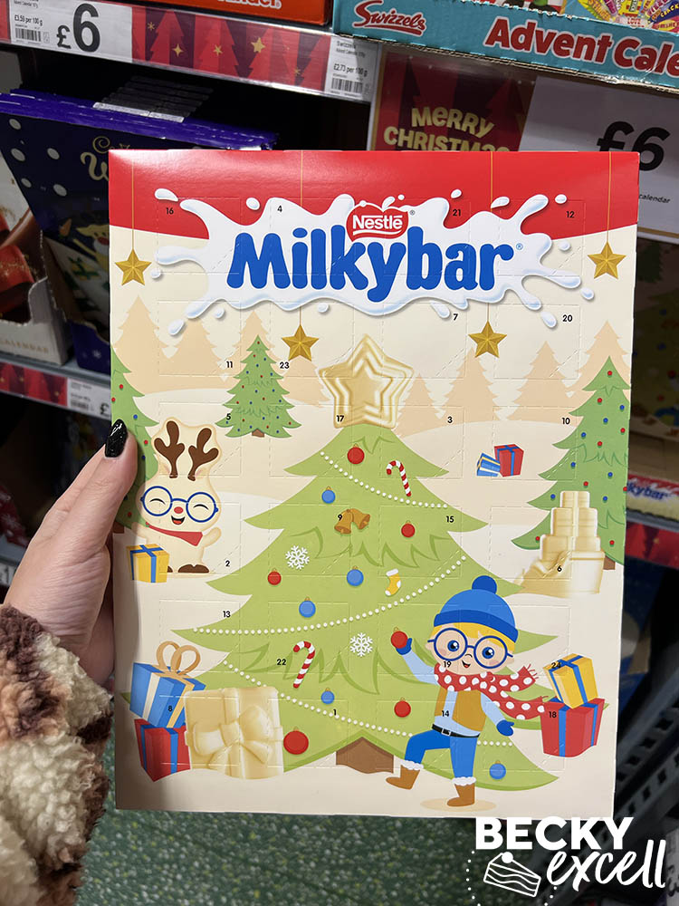 Nestle Milkybar advent calendar asda gluten-free advent calendar guide 2024