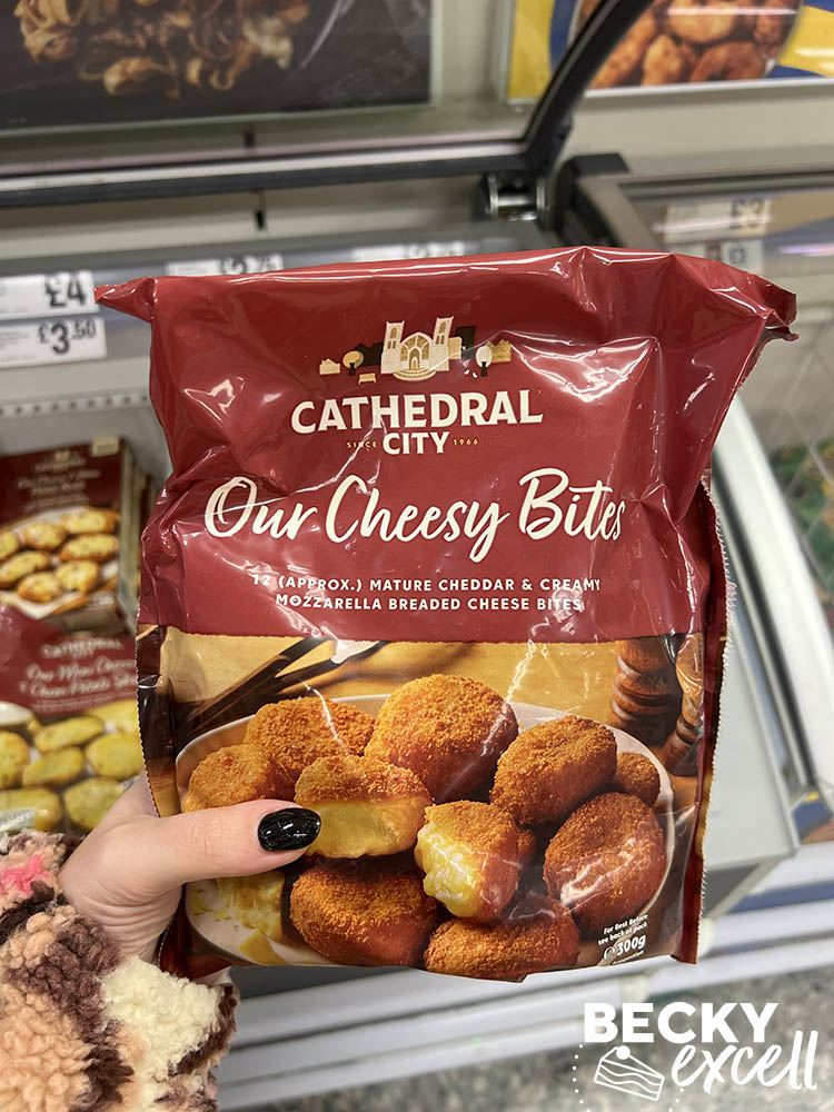 Cathedral City our cheesy bites Iceland's gluten-free Christmas products 2024