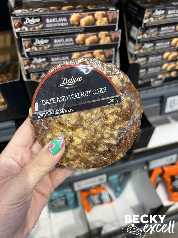 Deluxe date and walnut cake Lidl's Gluten-free Christmas Products 2024