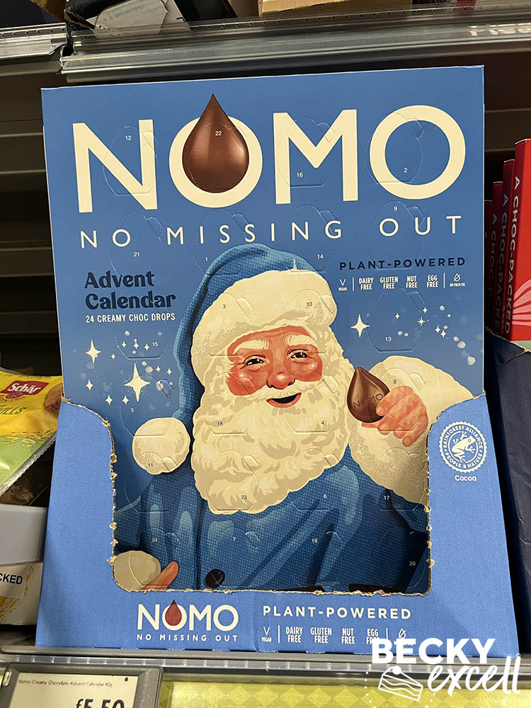 NOMO advent calendar dairy-free morrisons