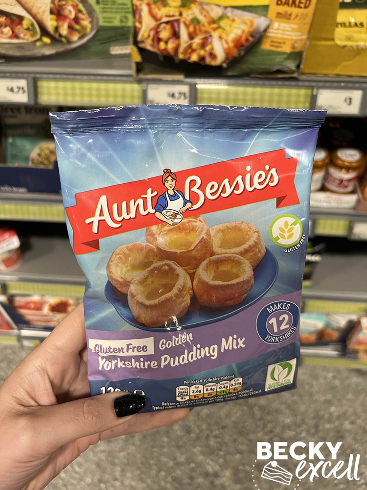 Aunt Bessie's gluten-free golden yorkshire pudding mix