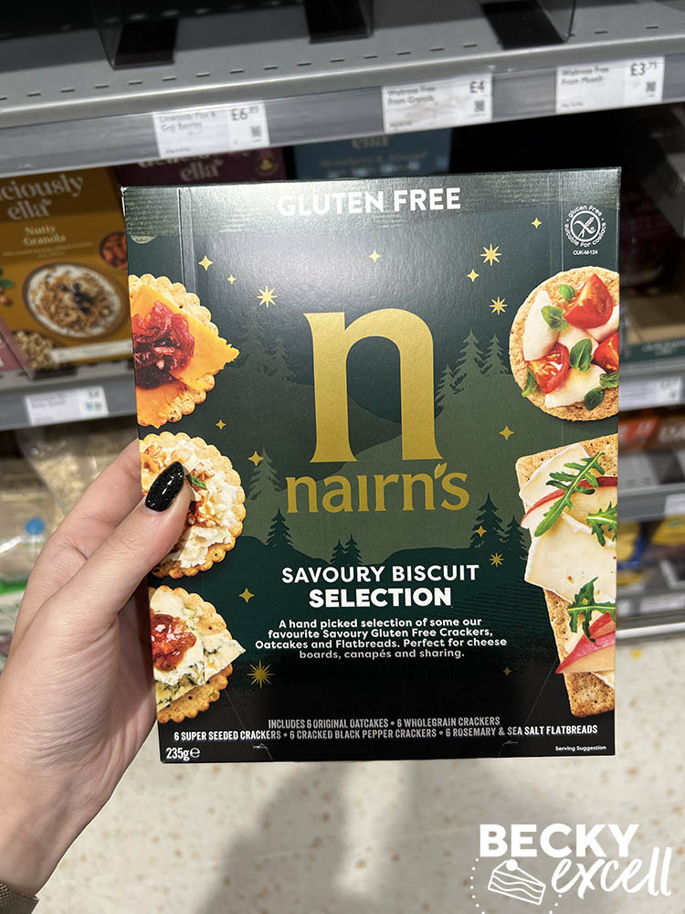 nairn's gluten free savoury biscuit selection