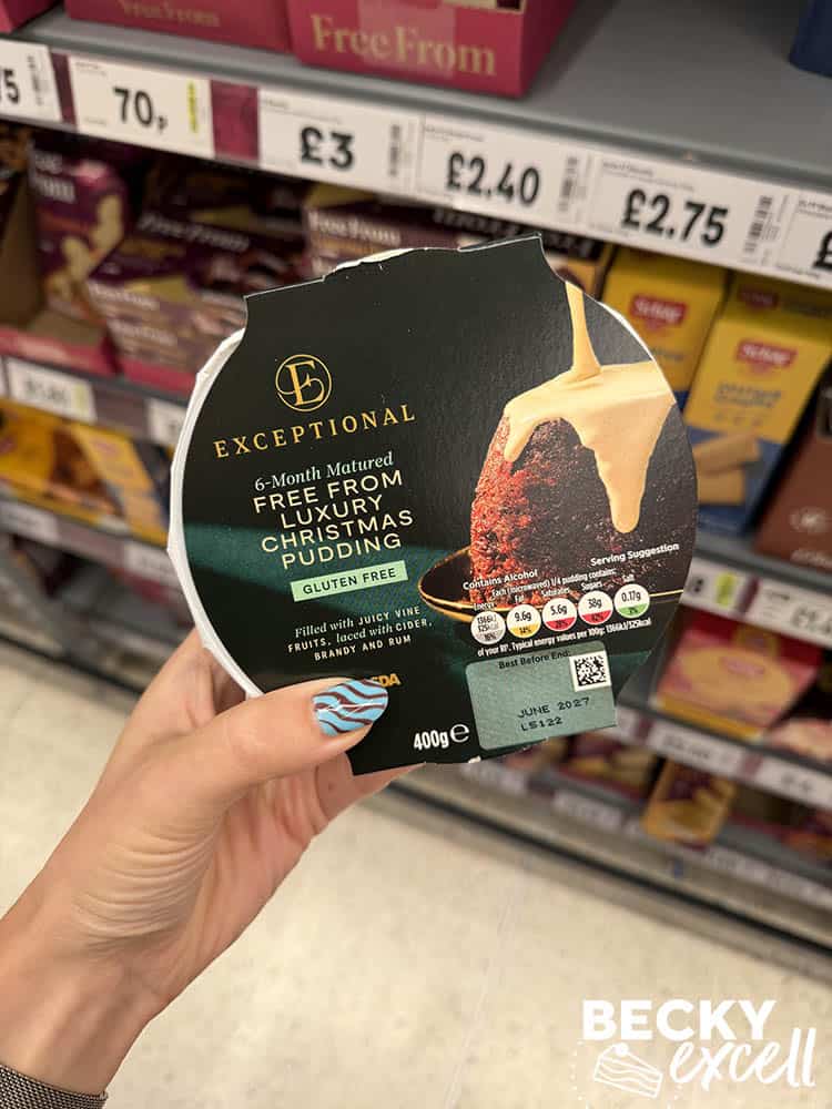Asda's gluten-free Christmas products 2025