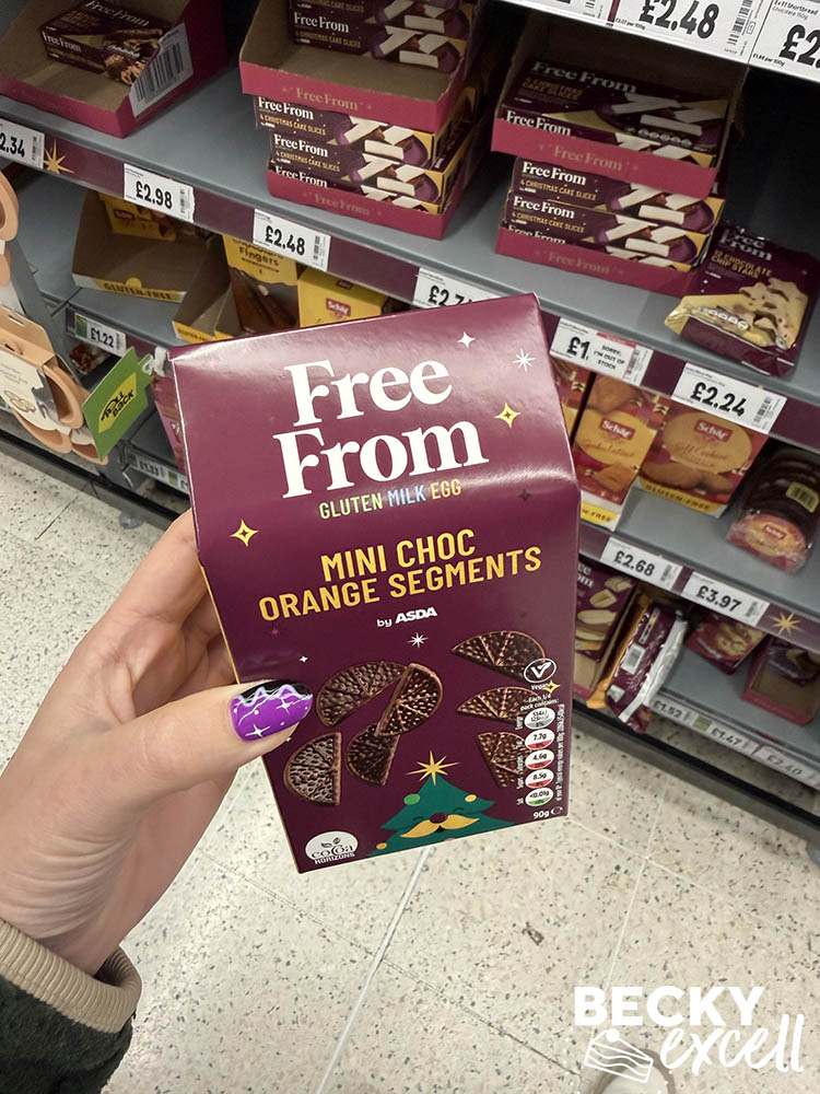 ASDA Free From Mini Choc Orange Segments
