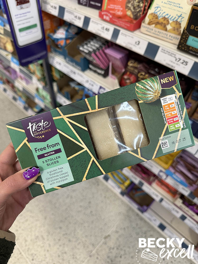Sainsbury’s Taste the Difference Free From Gluten 5 Stollen Slices