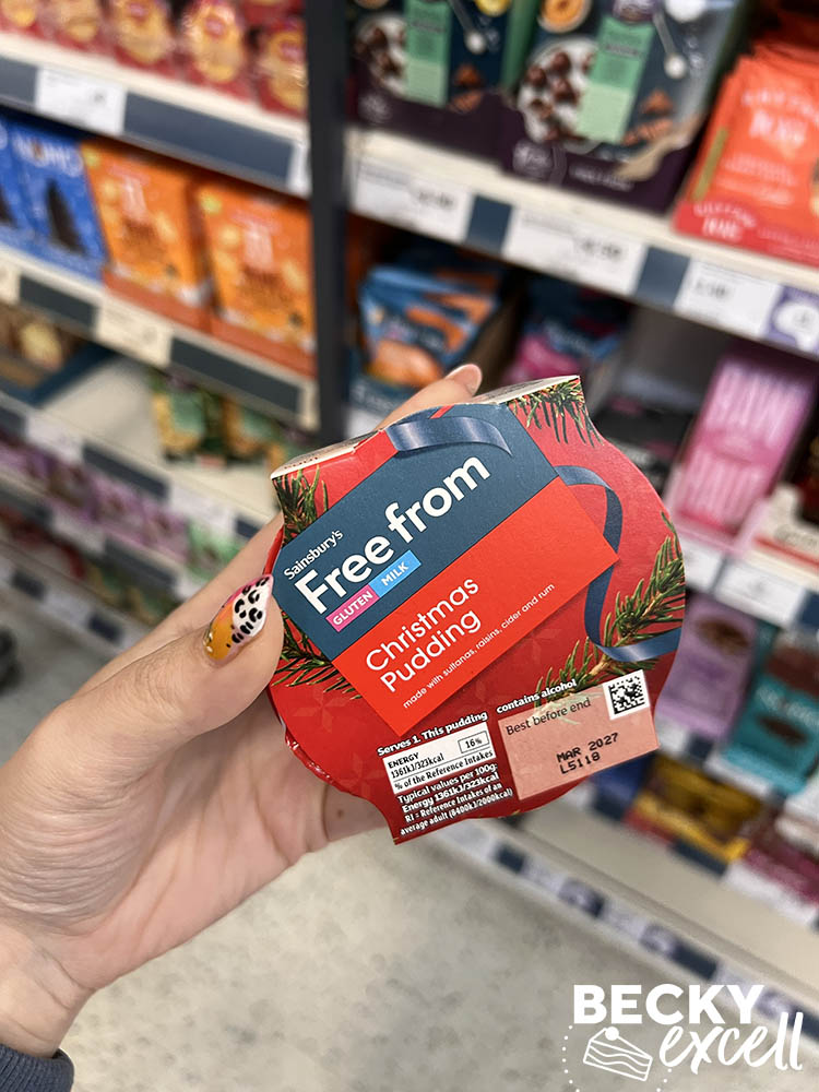 Sainsbury's Free From Gluten, Milk Christmas Pudding