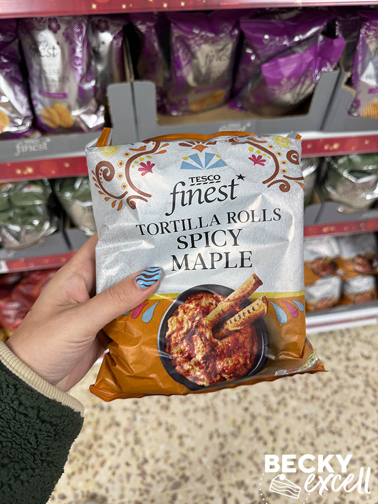 Tesco Finest Tortilla Rolls Spicy Maple