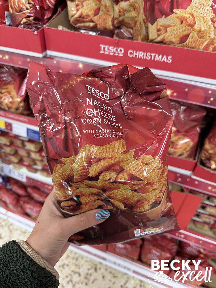 Tesco Nacho Cheese Corn Snacks