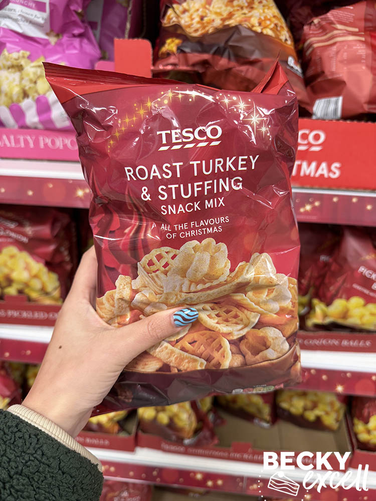 Tesco Roast Turkey & Stuffing Snack Mix