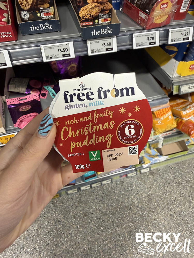 Morrisons Free From Rich & Fruity Christmas Pudding – Serves 1