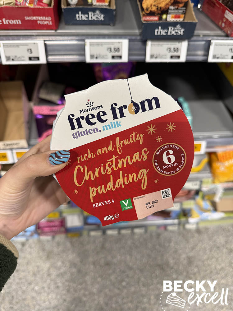 Morrisons Free From Rich & Fruity Christmas Pudding – Serves 4