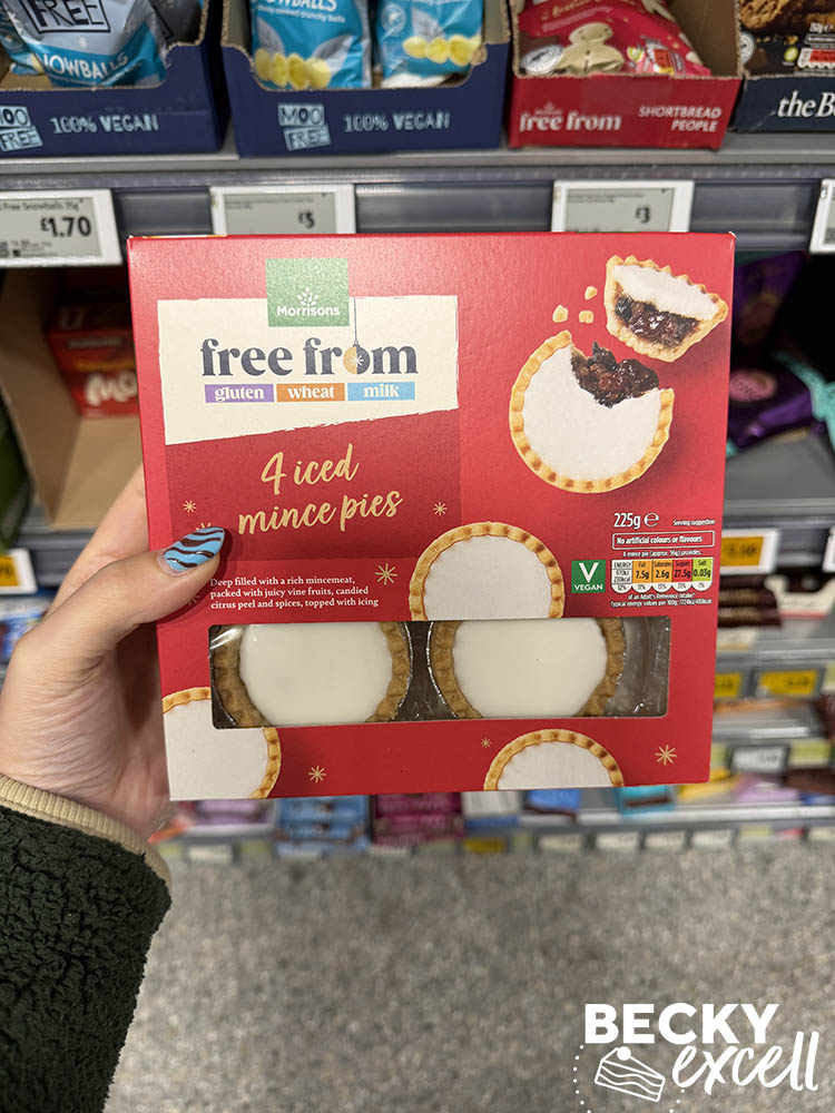 Morrisons Free From 4 Iced Mince Pies