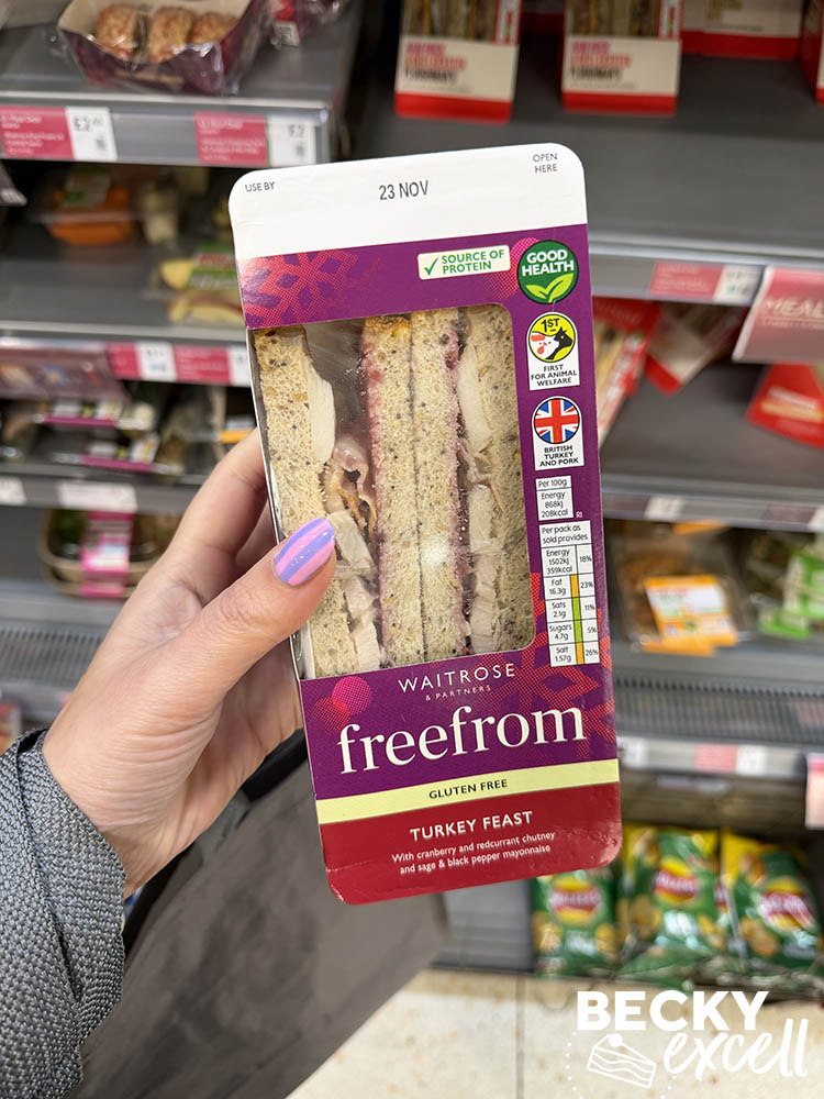 Waitrose free from Turkey Feast Christmas sandwich