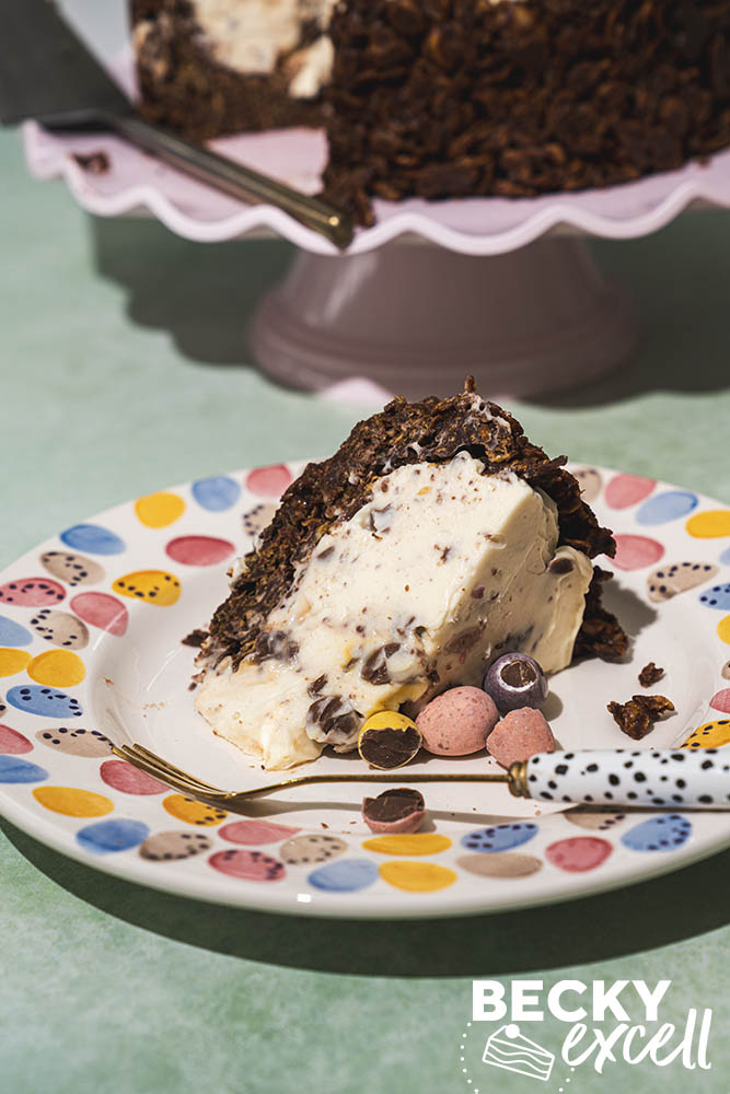 One serving on my Emma Bridgewater Mini Egg plate