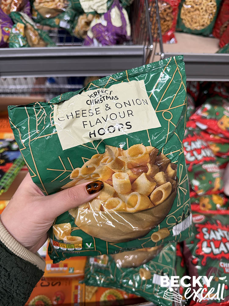 Aldi Perfect Christmas Cheese & Onion Flavour Hoops