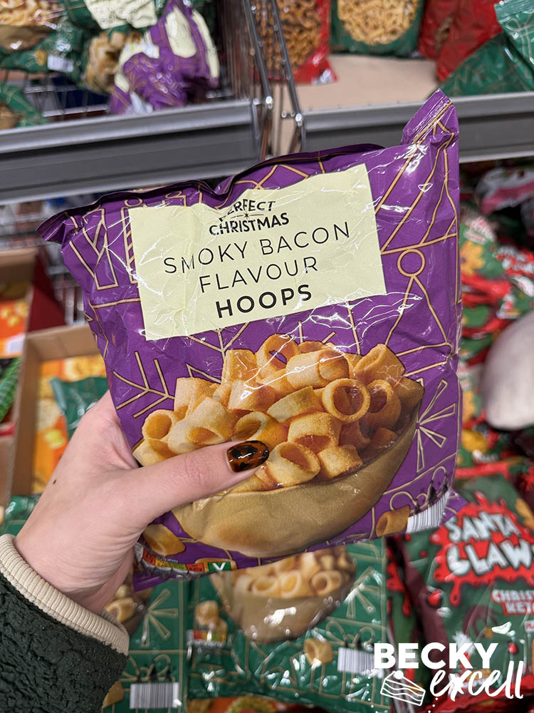 Aldi Perfect Christmas Smoky Bacon Flavour Hoops