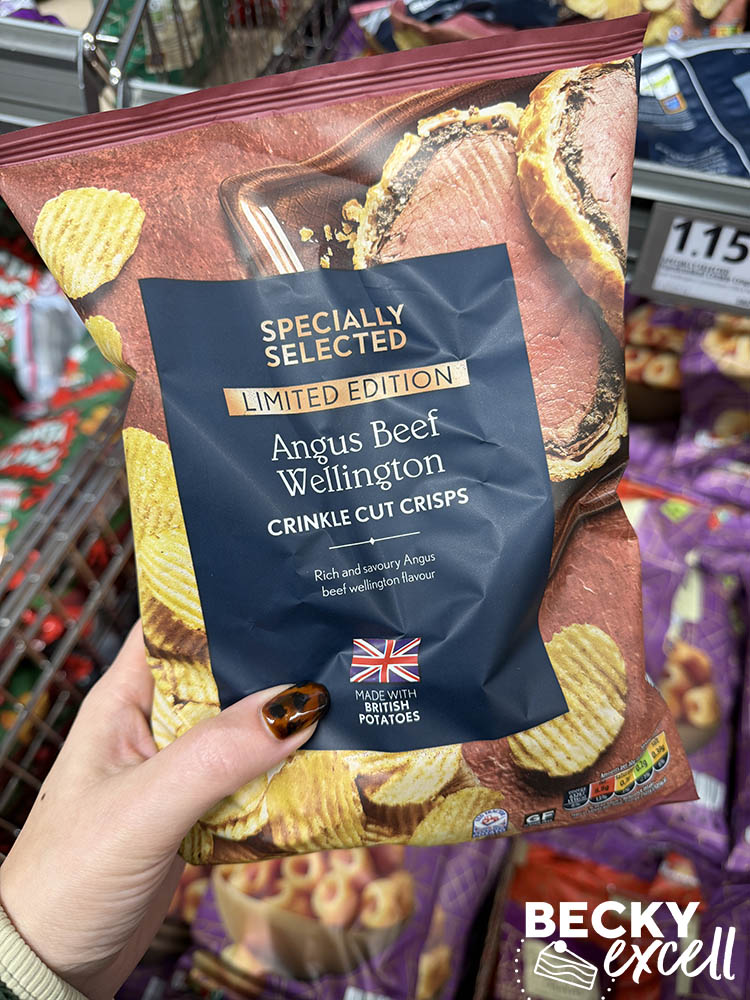 Aldi Specially Selected Angus Beef Wellington Crinkle Cut Crisps