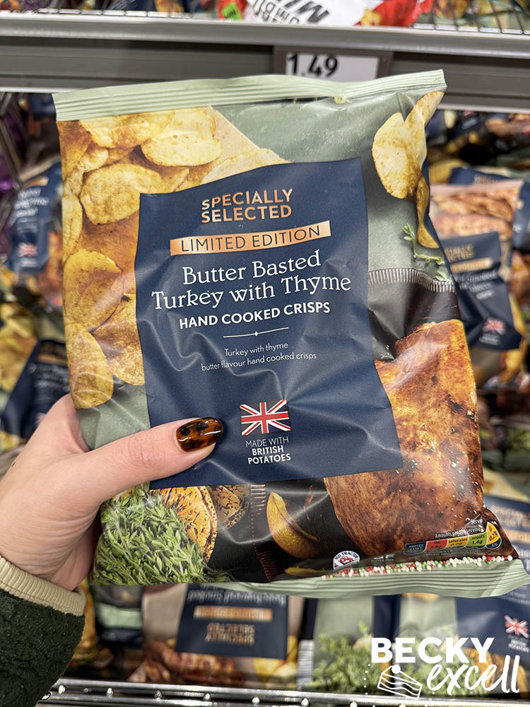 Aldi Specially Selected Butter Basted Turkey with Thyme Hand Cooked Crisps