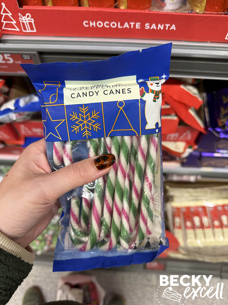 Aldi Perfect Christmas 12 Peppermint Candy Canes
