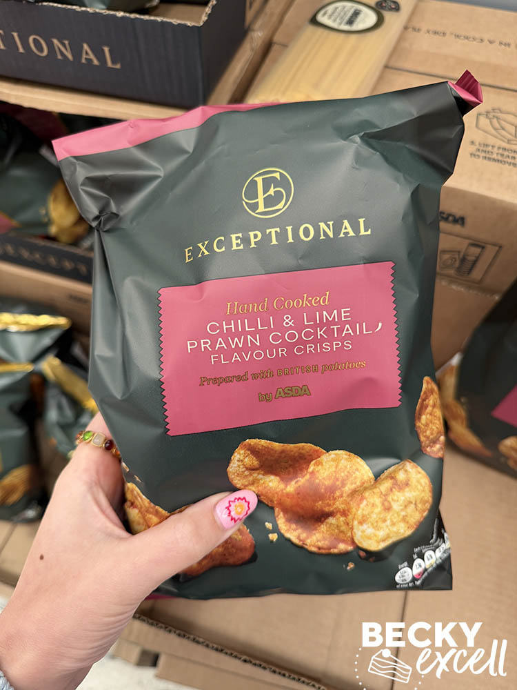 ASDA Exceptional Chilli & Lime Prawn Cocktail Flavour Crisps