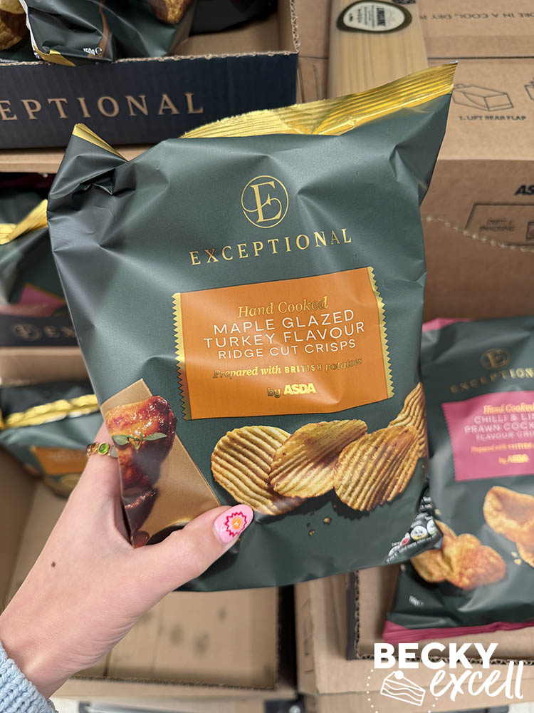 ASDA Exceptional Maple Glazed Turkey Flavour Ridge Cut Crisps